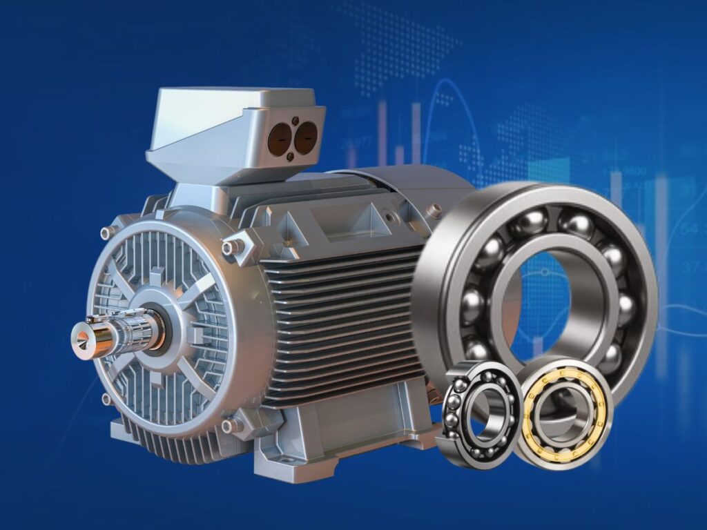 Bearing selection for high-speed motors in industrial applications